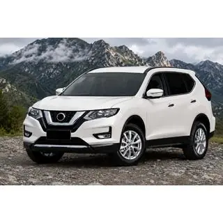 Integrované strešné lyžiny čierne OEM (pre X-trail, hliník, montáž lepením) fotografia 1