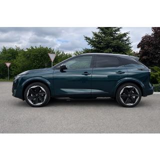 Integrované strešné lyžiny sivé OEM (hliník, montáž lepením) Nissan Qashqai 2021–