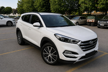 Hyundai Tucson TL 2016–2021 Integrované strešné lyžiny, čierne OEM (ABS plast, lepená montáž) fotografia 2