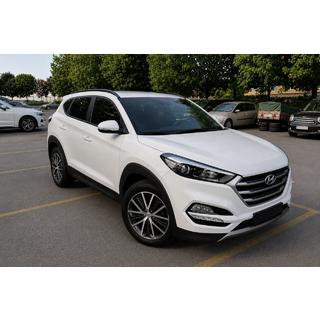 Integrované strešné lyžiny, čierne OEM (ABS plast, lepená montáž) Hyundai Tucson TL 2016–2021 fotografia 2