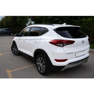 Integrované strešné lyžiny, čierne OEM (ABS plast, lepená montáž) Hyundai Tucson TL 2016–2021 fotografia 3