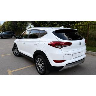 Integrované strešné lyžiny sivé OEM (ABS plast, montáž lepením) Hyundai Tucson TL 2016–2021 fotografia 3