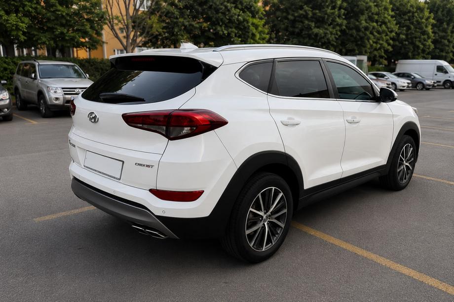 Hyundai Tucson TL 2016–2021 Integrované strešné lyžiny sivé OEM (ABS plast, montáž lepením) Image