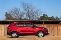 Hyundai Creta 2014–2020 Integrované strešné lyžiny sivé OEM (ABS plast, montáž lepením) fotografia 1