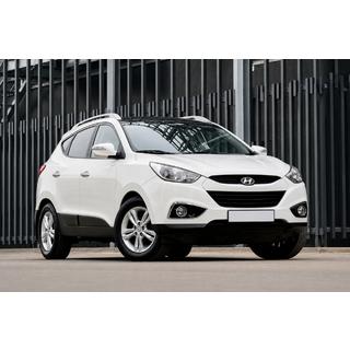 OEM strešné lyžiny sivé (ABS plast, montáž lepením) Hyundai IX-35 2010–2015 fotografia 2