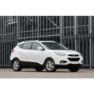 OEM strešné lyžiny sivé (ABS plast, montáž lepením) Hyundai IX-35 2010–2015 fotografia 3