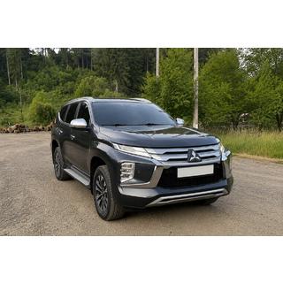 Integrované strešné lyžiny sivé OEM (2019-, hliník) Mitsubishi Pajero Sport 2015– fotografia 3