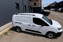 Citroen Berlingo/Multispace 2018– Čierne strešné lyžiny (turecký dizajn) Štandardná, plastové pätky fotografia 1