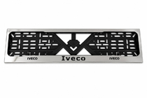 Iveco Chrómový rámček ŠPZ (1 ks, nerezová oceľ) fotografia 1