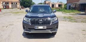 Toyota Land Cruiser Prado 150 2009–2023 Predný ochranný rám ST014 (nerez) 60/60 mm fotografia 7