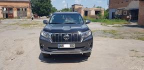 Toyota Land Cruiser Prado 150 2009–2023 Predný ochranný rám ST014 (nerez) 60/60 mm fotografia 8