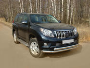 Toyota Land Cruiser Prado 150 2009–2023 Predný ochranný rám ST014 (nerez) 60/60 mm fotografia 6