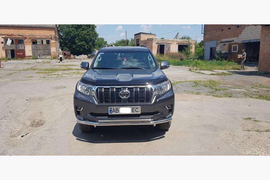 Toyota Land Cruiser Prado 150 2009–2023 Predný ochranný rám ST014 (nerez) 60/42 mm Fotografia 8