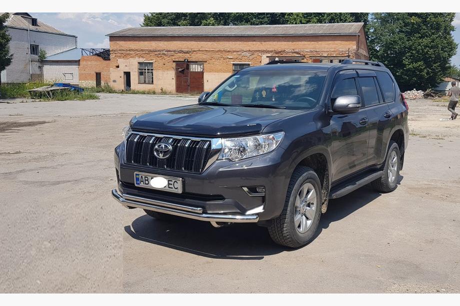 Toyota Land Cruiser Prado 150 2009–2023 Predný ochranný rám ST014 (nerez) 60/42 mm Fotografia 9