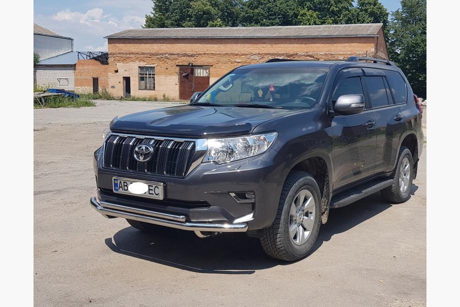 Toyota Land Cruiser Prado 150 2009–2023 Predný ochranný rám ST014 (nerez) 60/42 mm Fotografia 10