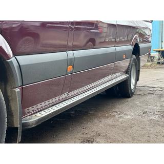 Bočné nášľapy DOT-Line (2 ks, hliník) Mercedes Sprinter W906 2006–2018 fotografia 4
