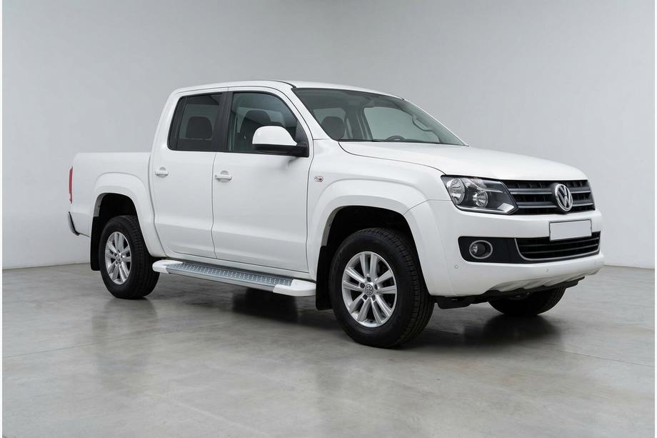 Volkswagen Amarok 2010–2022 Bočné nášľapy Allmond White (2 ks, hliník) Image