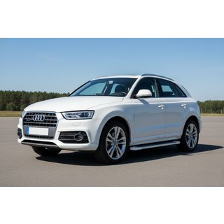 Bočné nášľapy Allmond White (2 ks, hliník) Audi Q3 2011–2019 fotografia 1
