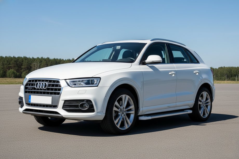 Audi Q3 2011–2019 Bočné nášľapy Allmond White (2 ks, hliník) Image