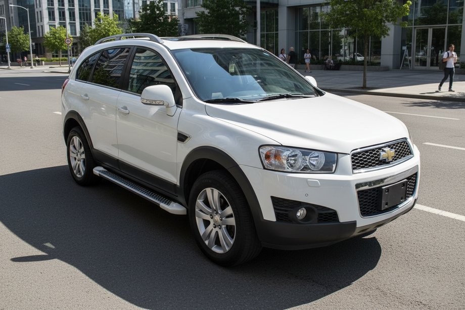 Chevrolet Captiva 2006–2019 Bočné nášľapy Allmond White (2 ks, hliník) Image
