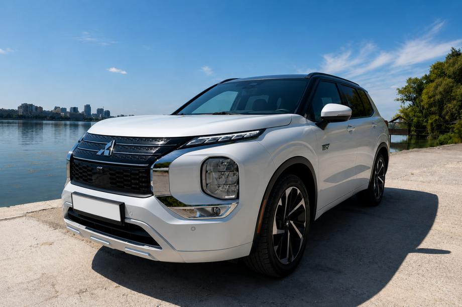 Mitsubishi Outlander 2021– Integrované strešné lyžiny čierne OEM (hliník) Fotografia 4