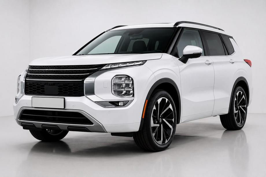 Mitsubishi Outlander 2021– Integrované strešné lyžiny čierne OEM (hliník) Fotografia 2