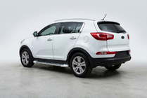 Kia Sportage 2010–2015 Bočné nášľapy Allmond White (2 ks, hliník) fotografia 1