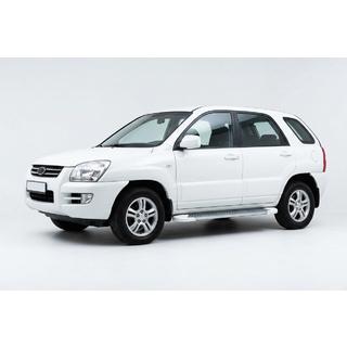 Bočné nášľapy Allmond White (2 ks, hliník) Kia Sportage 2004–2010 fotografia 1