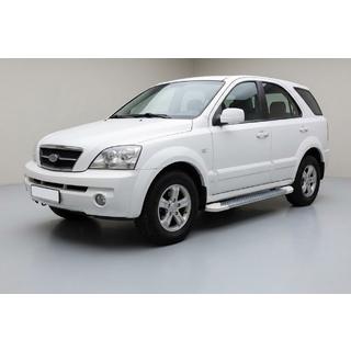 Bočné nášľapy Allmond White (2 ks, hliník) Kia Sorento I BL 2002–2009 fotografia 1