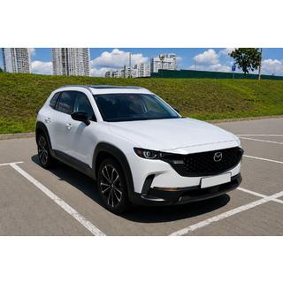 Sivé OEM strešné lyžiny (hliník, montáž lepením) Mazda CX-50 2022– fotografia 2