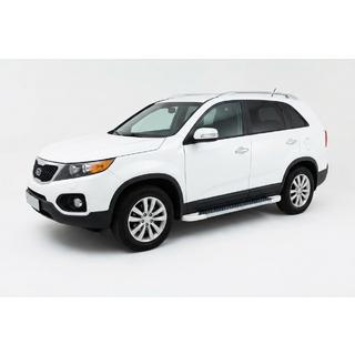 Bočné nášľapy Allmond White (2 ks, hliník) Kia Sorento II XM 2009–2014 fotografia 1