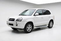 Hyundai Tucson JM 2004– Bočné nášľapy Allmond White (2 ks, hliník) fotografia 1