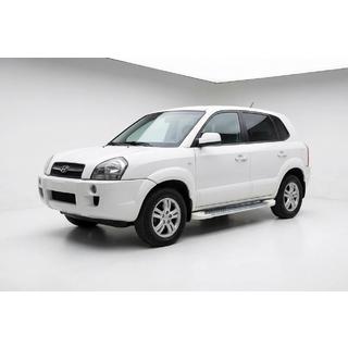 Bočné nášľapy Allmond White (2 ks, hliník) Hyundai Tucson JM 2004– fotografia 1