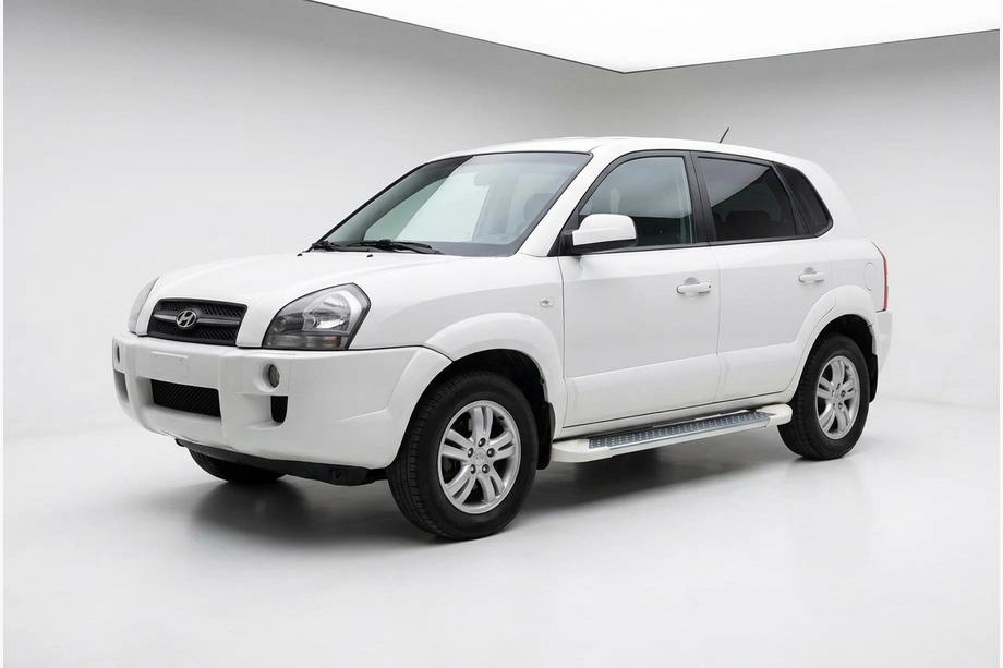 Hyundai Tucson JM 2004– Bočné nášľapy Allmond White (2 ks, hliník) Image