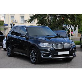 Integrované strešné lyžiny chróm OEM (hliník) BMW X5 F15 2013–2018 fotografia 1