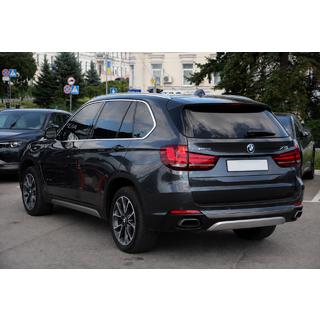 Integrované strešné lyžiny chróm OEM (hliník) BMW X5 F15 2013–2018 fotografia 2