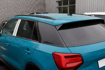 Audi Q2 2016– Integrované strešné lyžiny, čierne OEM (hliník, montáž lepením) fotografia 1
