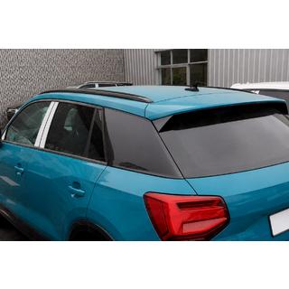 Integrované strešné lyžiny, čierne OEM (hliník, montáž lepením) Audi Q2 2016– fotografia 1