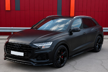 Audi Q5 2017–2025 Integrované strešné lyžiny sivé OEM (hliník, montáž lepením) fotografia 2