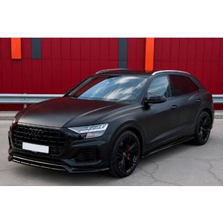 Integrované strešné lyžiny sivé OEM (hliník, montáž lepením) Audi Q5 2017–2025 fotografia 2
