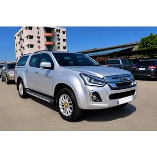 OEM strešné lyžiny čierne (ABS plast, montáž lepením) Isuzu D-Max 2011–2019