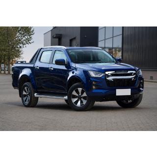 Sivé OEM strešné pozdĺžne nosiče (hliník) Isuzu D-Max 2011–2019 fotografia 1