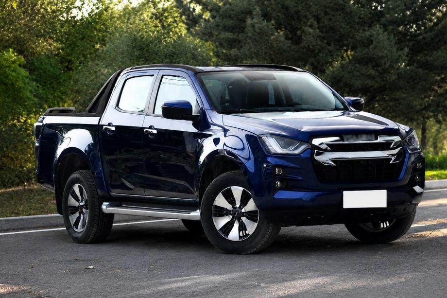 Isuzu D-Max 2011–2019 Strešné lyžiny čierne OEM (hliník) Image