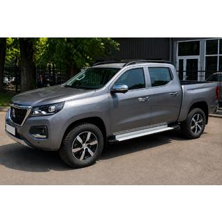 Strešné lyžiny čierne OEM (hliník) Peugeot Landtrek 2020– fotografia 2