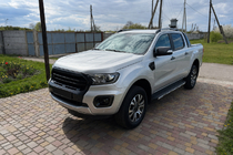 Ford Ranger 2011–2022 OEM strešné lyžiny sivé (ABS plast, montáž lepením) fotografia 1