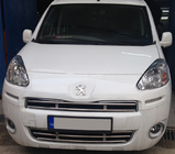 Citroen Berlingo 2008–2018 Jednodielna mriežka 2008-2012 (nerezová oceľ) od 2012 fotografia 2
