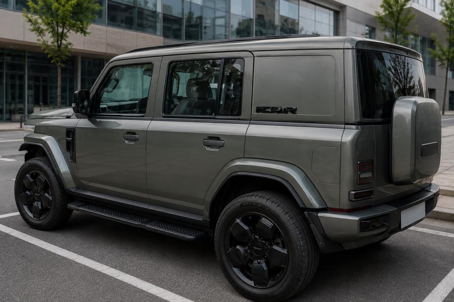 ICar V23 Čierne OEM strešné lyžiny (hliník) Image