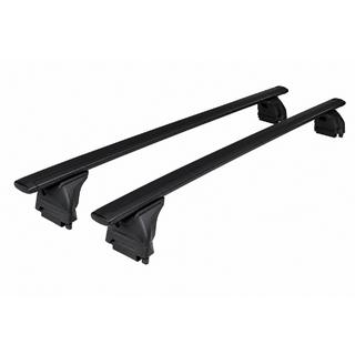 Strešný nosič (priečniky) čierny OEM (uzamykateľný na kľúč, hliník) Jeep Wrangler 2007–2017