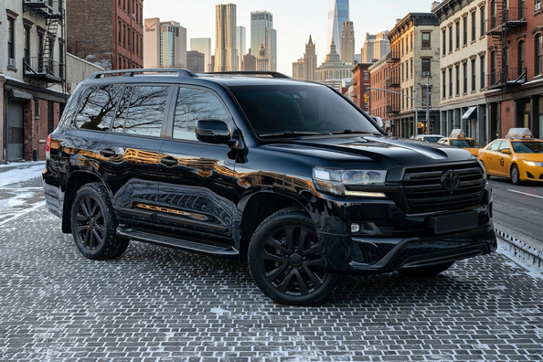 Black Edition pre Toyota LC200: tmavý, agresívny štýl po facelifte
