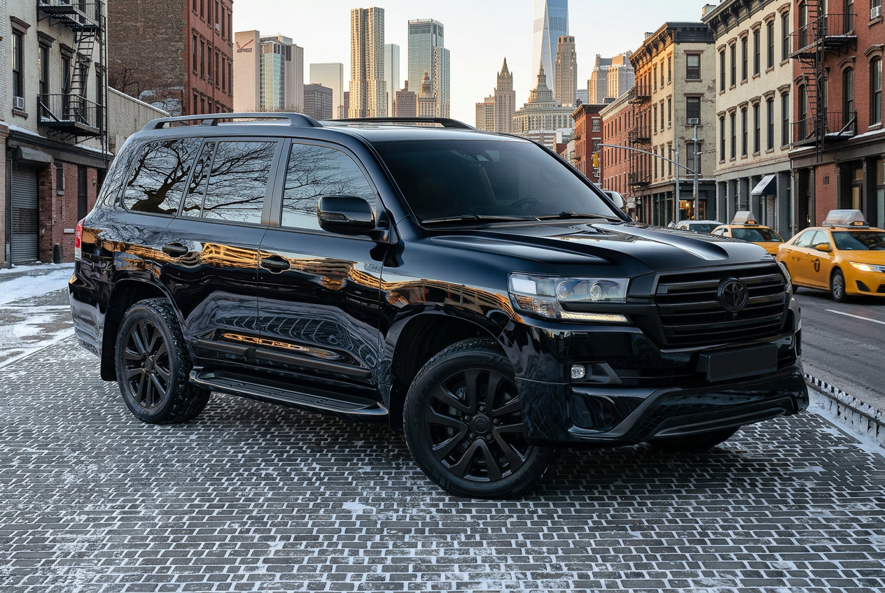 Black Edition pre Toyota LC200: tmavý, agresívny štýl po facelifte
